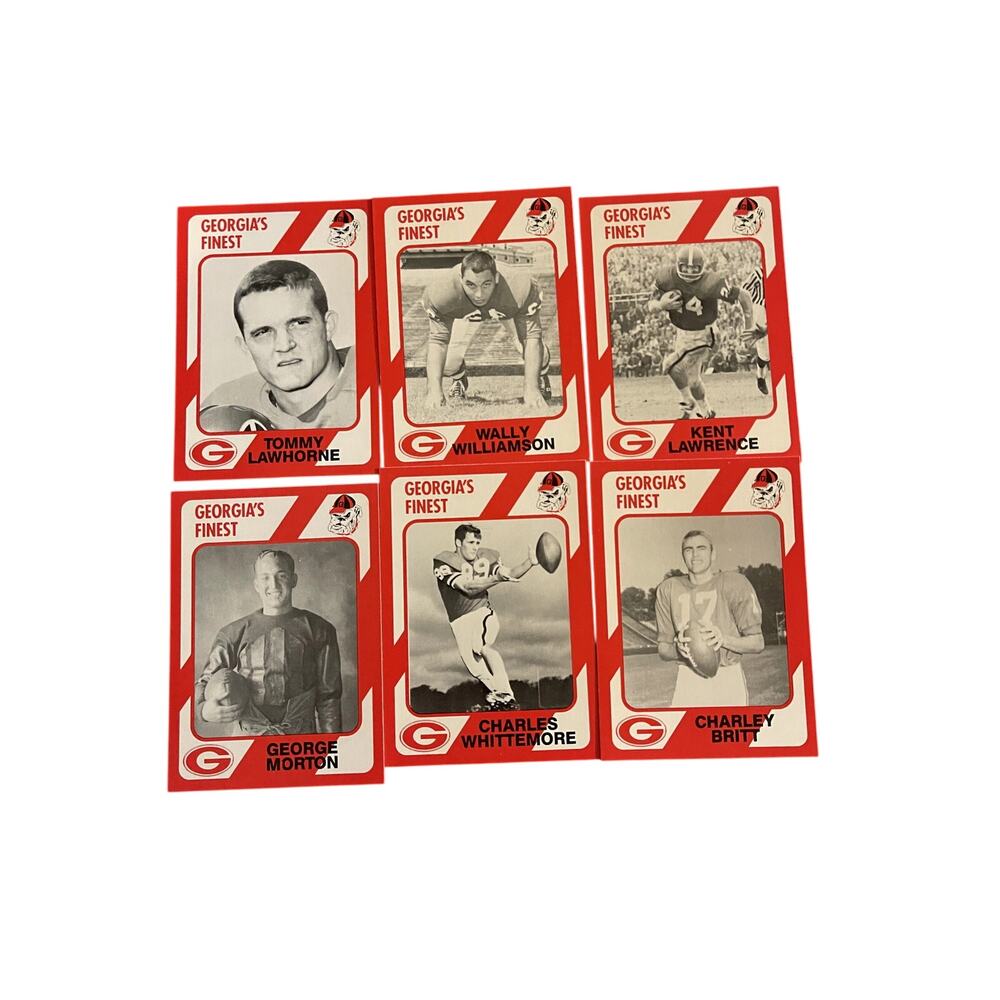University of Georgia Bulldog Football Georgia's Finest Trading Cards 1989